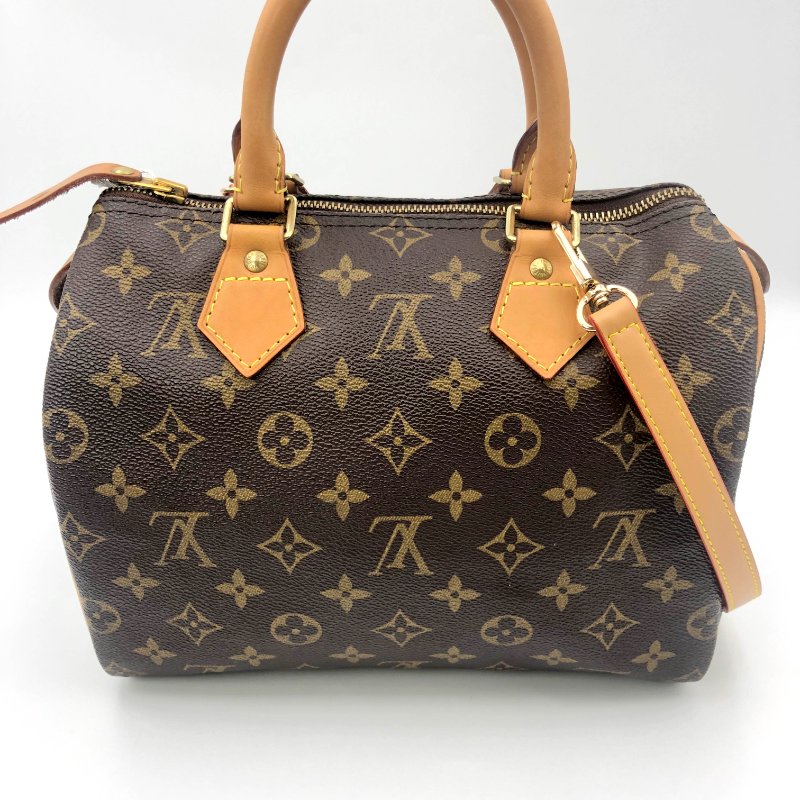 Louis Vuitton 經典老花speedy25,路易威登,LV,波士頓包,手提包,斜背包,旅行包,正品,現貨,免運-4