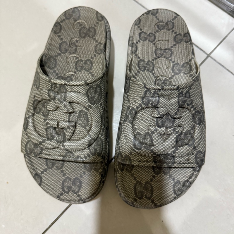 Gucci 高底拖鞋、(36)-1
