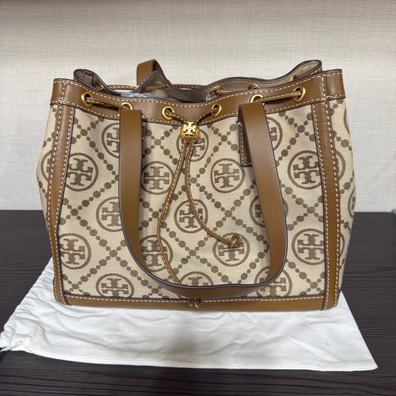 💎TORY BURCH 滿版提花托特肩背包-0