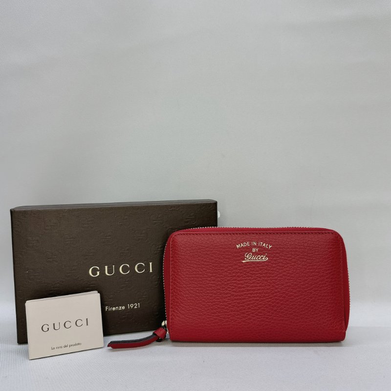 【GUCCI SWING系列燙金LOGO拉鍊中夾】-0