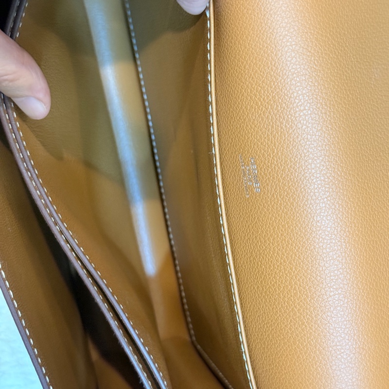 下單再用折扣碼-3000🉐9新以上✨愛馬仕🤎Hermes Roulis 23 gold金棕色 D刻 金棕金釦 愛馬仕金剛色 可斜背 可肩背-65