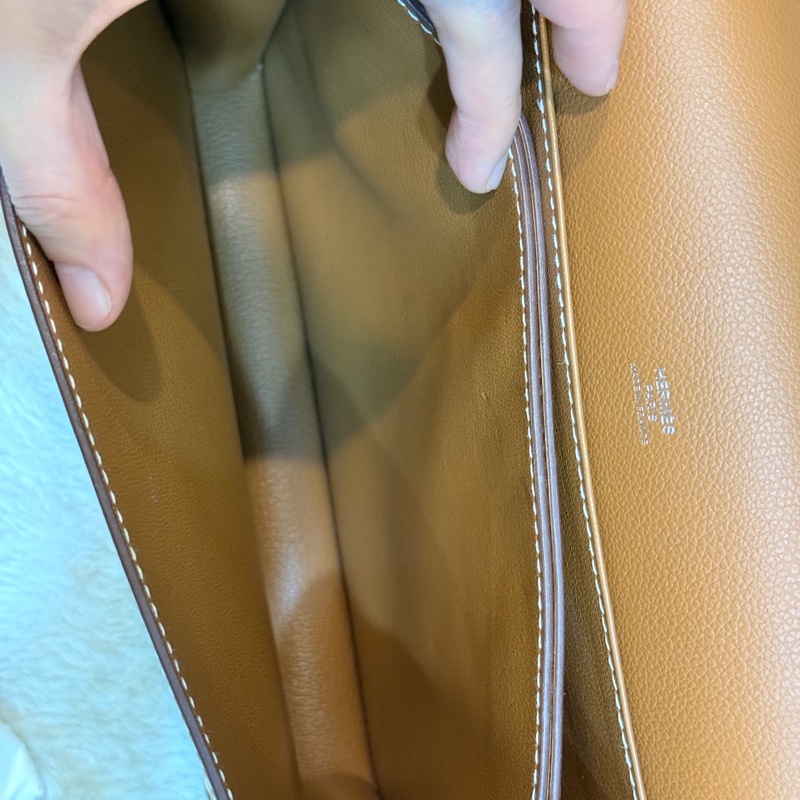 下單再用折扣碼-3000🉐9新以上✨愛馬仕🤎Hermes Roulis 23 gold金棕色 D刻 金棕金釦 愛馬仕金剛色 可斜背 可肩背-66