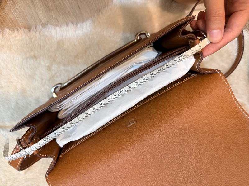 下單再用折扣碼-3000🉐9新以上✨愛馬仕🤎Hermes Roulis 23 gold金棕色 D刻 金棕金釦 愛馬仕金剛色 可斜背 可肩背-68