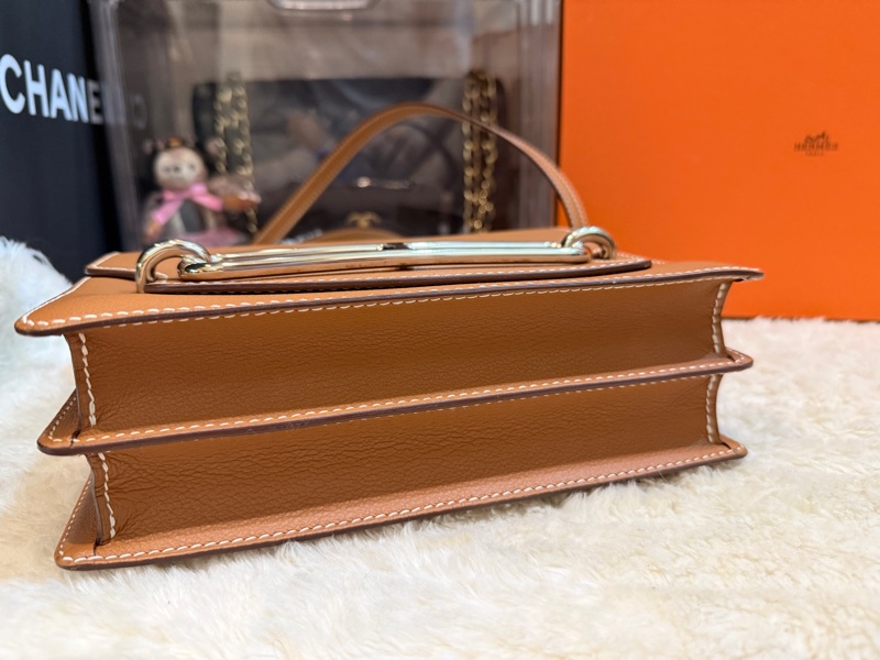 下單再用折扣碼-3000🉐9新以上✨愛馬仕🤎Hermes Roulis 23 gold金棕色 D刻 金棕金釦 愛馬仕金剛色 可斜背 可肩背-69