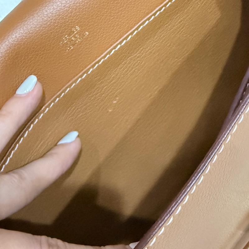 美美的愛馬仕🤎Hermes Roulis 23 gold金棕色 D刻 金棕金釦 愛馬仕金剛色 可斜背 可肩背-38