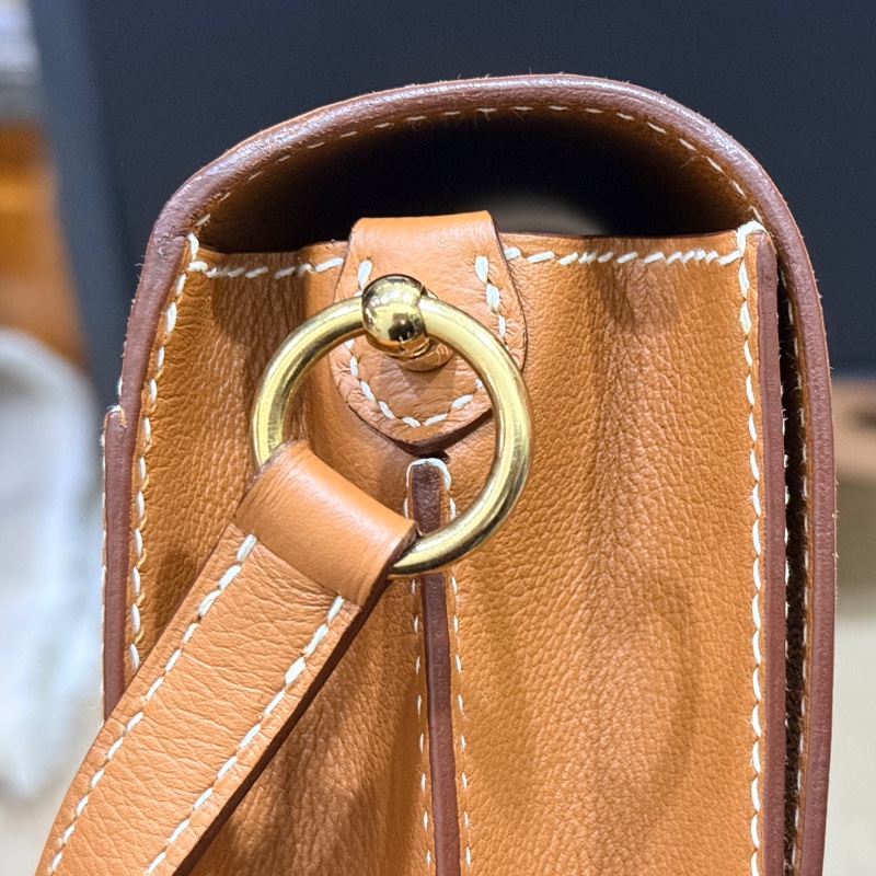 美美的愛馬仕🤎Hermes Roulis 23 gold金棕色 D刻 金棕金釦 愛馬仕金剛色 可斜背 可肩背-43