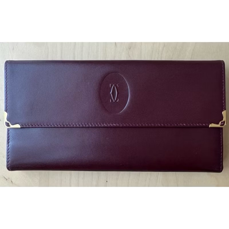 Vintage Cartier Long wallet(有卡有盒)-1