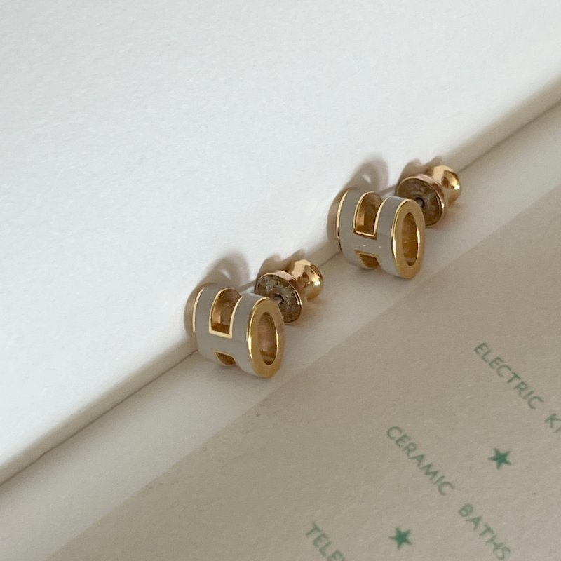 Hermes Mini Pop H earrings marron glacé 經典耳環 (品牌官方網站也是正在發售的)-3
