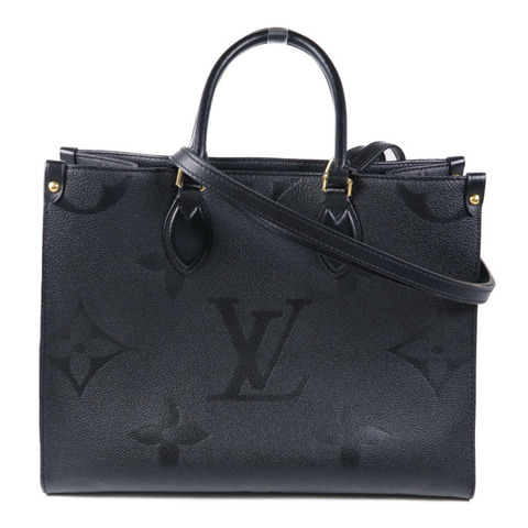 LOUIS VUITTON Monogram Empreinte On The Go金扣手挽肩背兩用袋