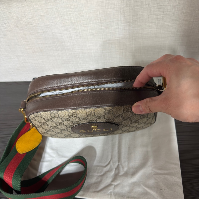 💎Gucci 復古虎頭𝕃𝕆𝔾𝕆時尚Neo Vintage虎頭包-3
