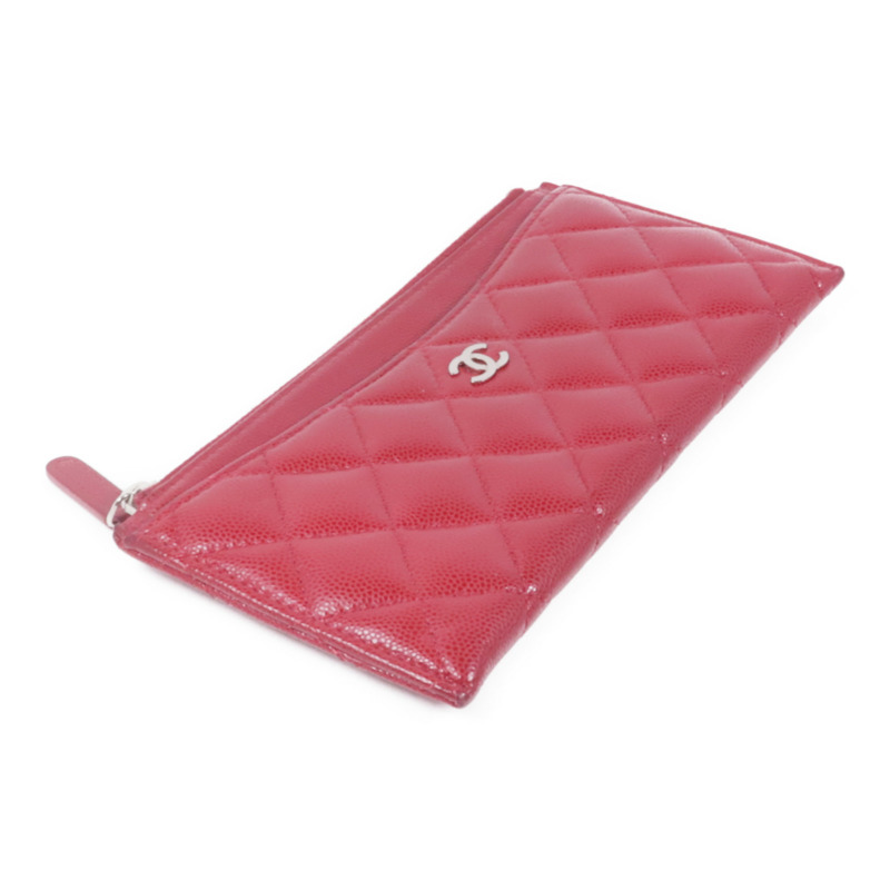 CHANEL 牛皮皮革Clutch Bag銀扣手拿包-3