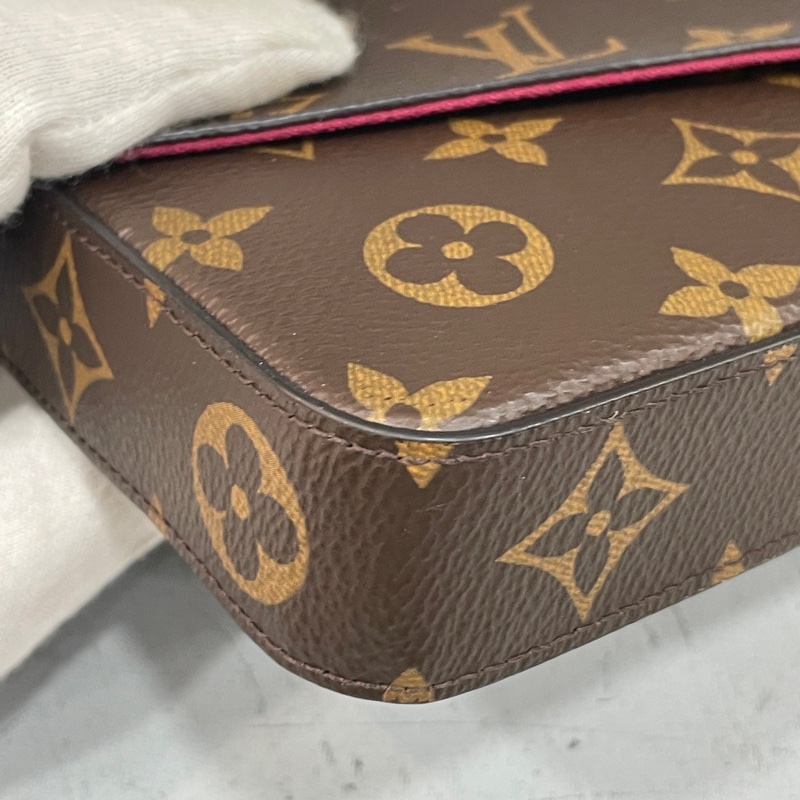 Louis Vuitton M61276原花Felicie三合一鏈條包-5