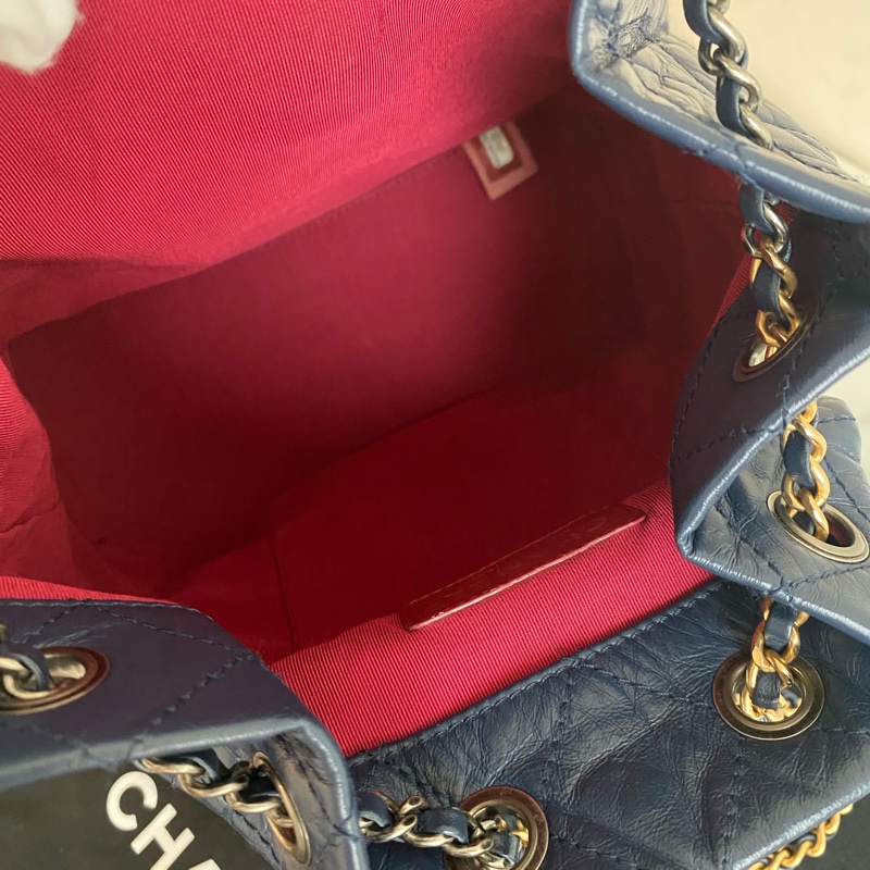 Chanel 流浪小雙肩包拼色-8