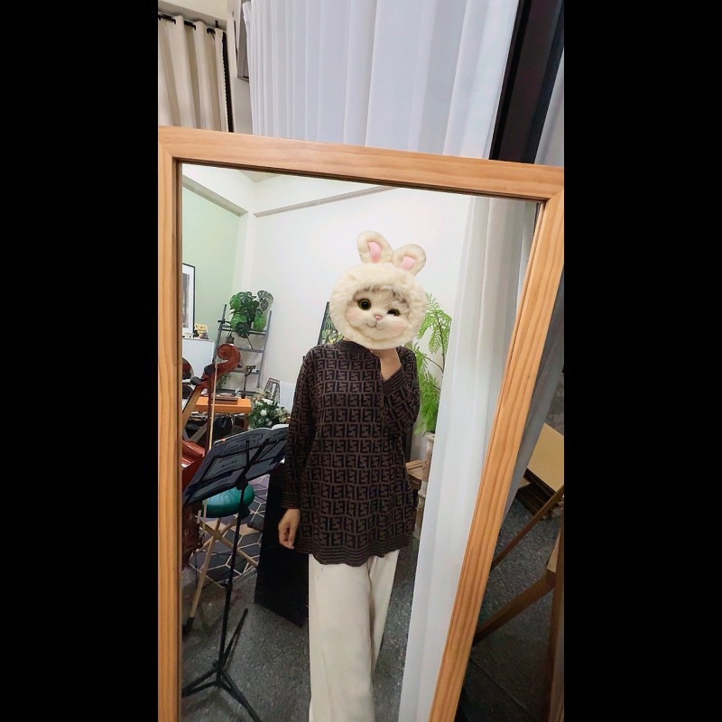 FENDI 芬迪 老花上衣毛衣-14