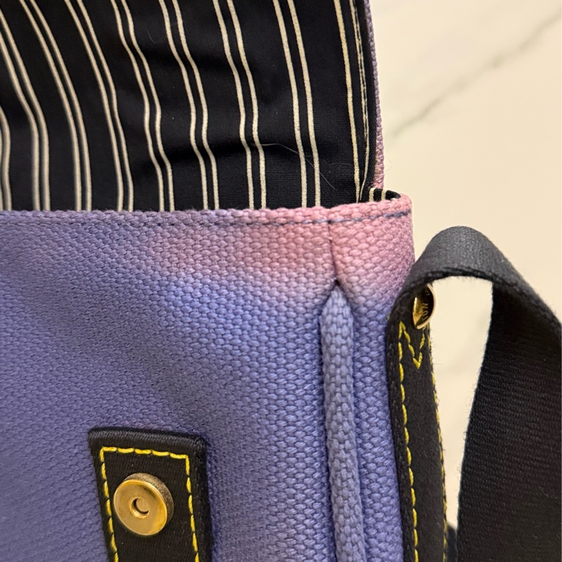 🧨LOUIS VUITTON 帆布撞釘肩背包|LV帆布單肩包-35
