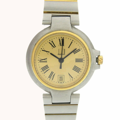 登喜路 Millennium Date SS 金色石英腕錶 0029Dunhill