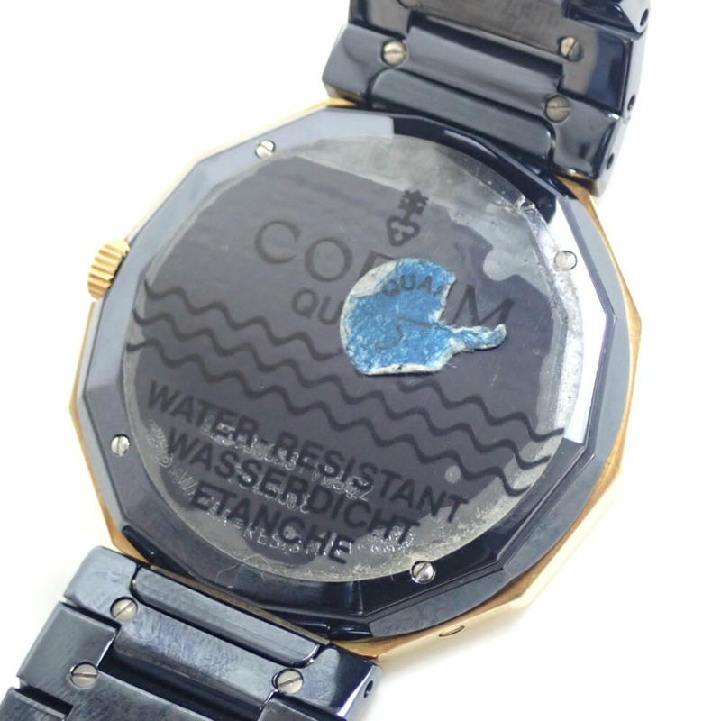 Corum 手錶 Addmiral's Cup 男款石英 SS YG 99.810.31 V-52 電池供電黃金-2