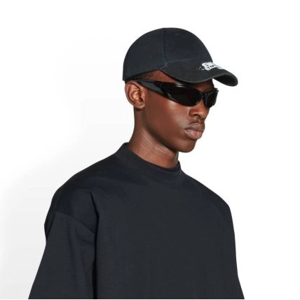 BALENCIAGA 巴黎世家塗鴉款Logo鴨舌帽 棒球帽-4
