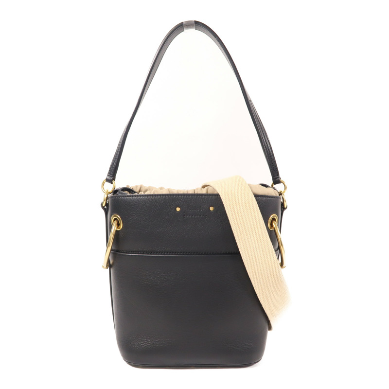 Chloe 牛皮皮革Shoulder Bag金扣肩背袋-0