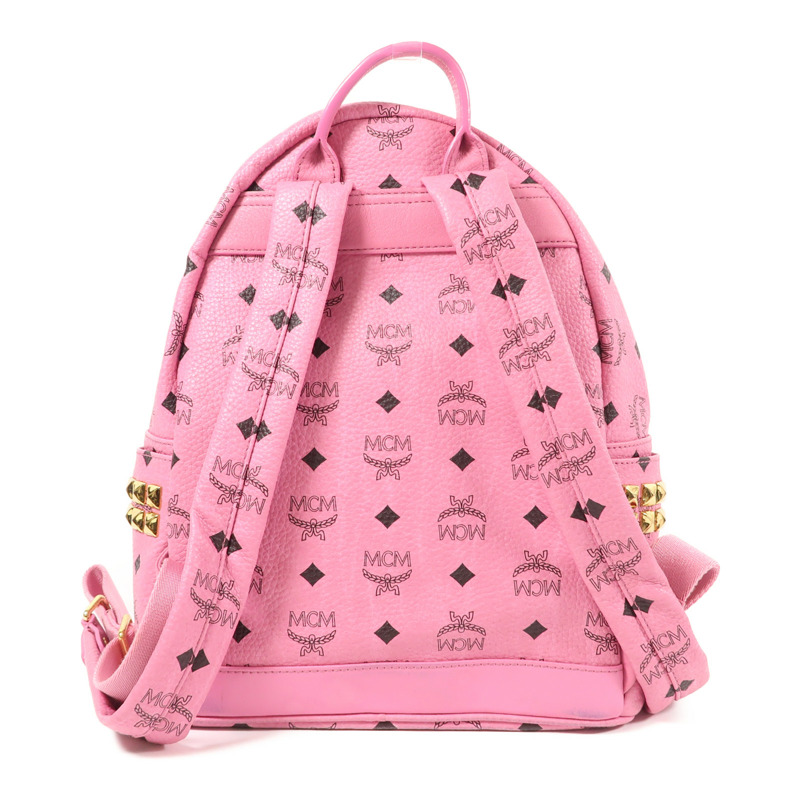 MCM 皮革Rucksack金扣背包-1