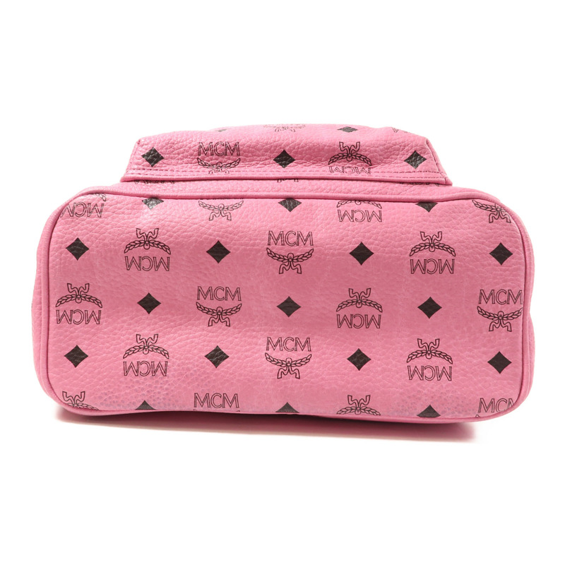 MCM 皮革Rucksack金扣背包-3