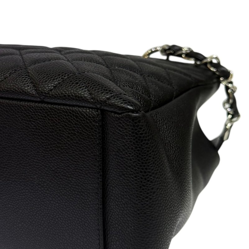 【美收精品】CHANEL 黑色荔枝皮托特包 2-208-5