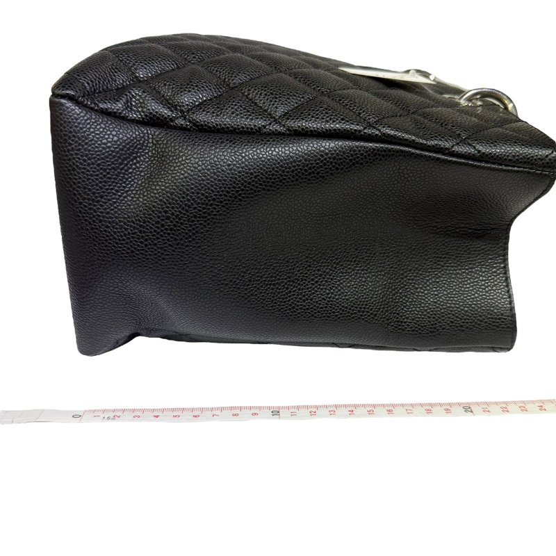 【美收精品】CHANEL 黑色荔枝皮托特包 2-208-17