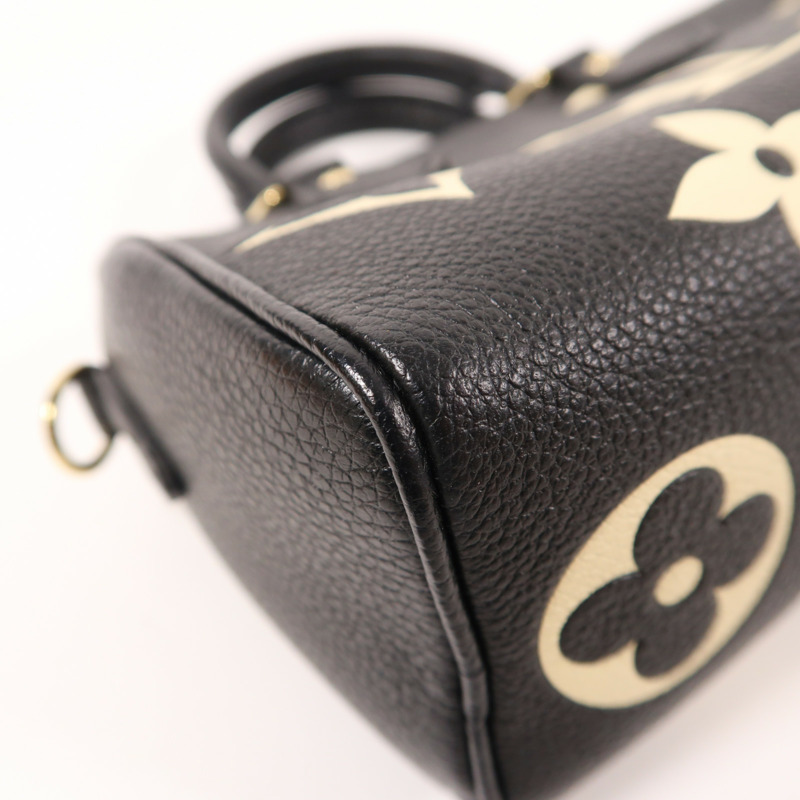 LOUIS VUITTON Monogram Empreinte Nano Speedy金扣手挽肩背兩用袋-7