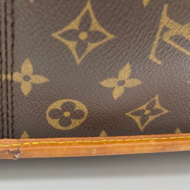 💝FuFu.Style ⟡.·* LV *稀少老款*老花斜背包側背包 帆布背帶-18