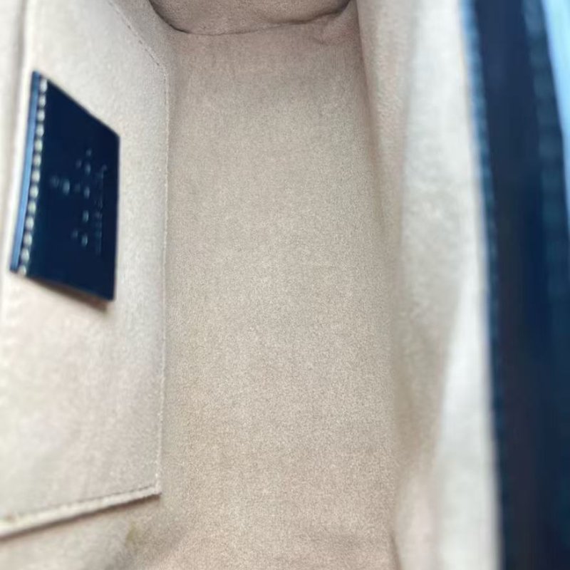 Gucci Padlock系列 小號 黑金鍊條包 99新 20*13*7 配件塵袋-3