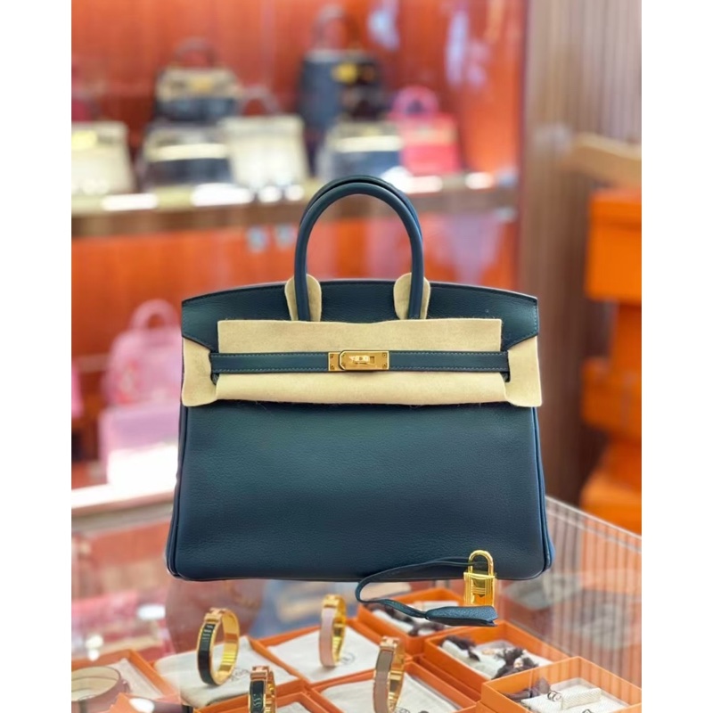 Hermes Birkin 25 6O VERT CYPRES 松柏綠 novillo 金扣 很高級的顏色 現貨-0