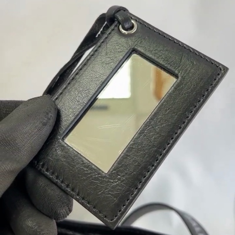 Balenciaga經典款字母logo機車包-13