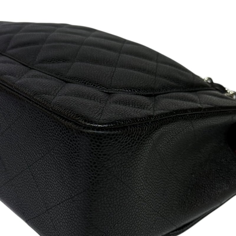 【美收精品】CHANEL CF 黑色荔枝皮肩背包 2-207-7