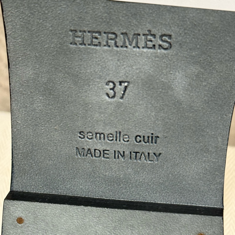 Hermes Oran Sandals 涼鞋牛仔款 37碼-3