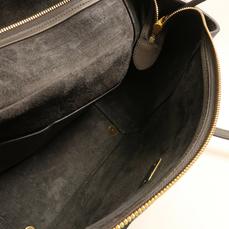 CELINE 牛皮皮革Belt Bag金扣手挽肩背兩用袋-9