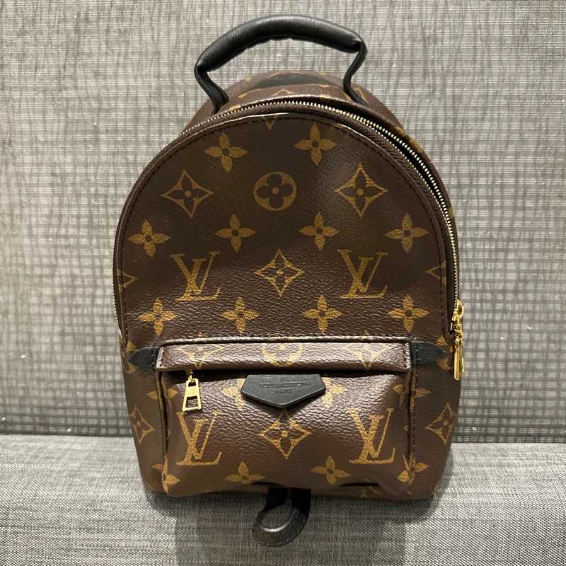 Lv Palm Springs Mini 小書包 98新 專櫃抱出 台灣購證 小紅書熱門款-0