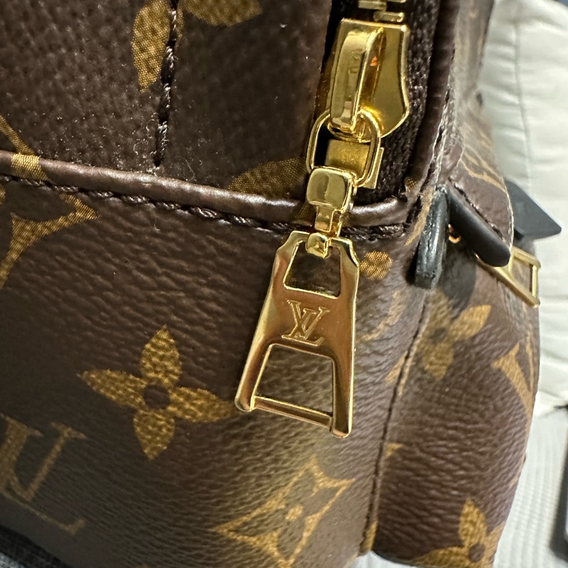 Lv Palm Springs Mini 小書包 98新 專櫃抱出 台灣購證 小紅書熱門款-11