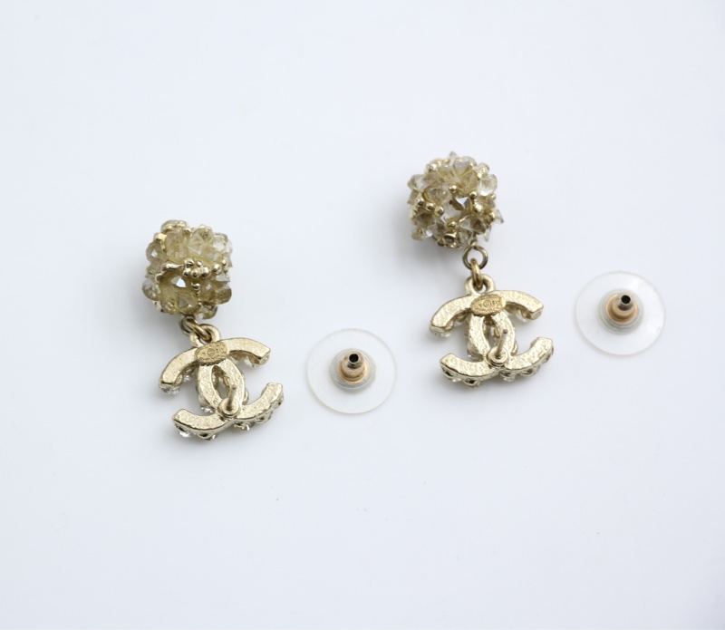 Chanel A12A 金屬雕刻復古凹凸耳環-2