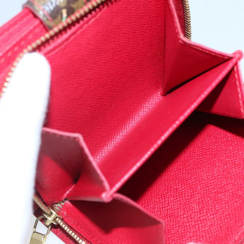 【日本直送】路易威登 Monogram Cherry 緊湊型拉鍊雙折皮夾 M95005 LV 授權 116235AM-9