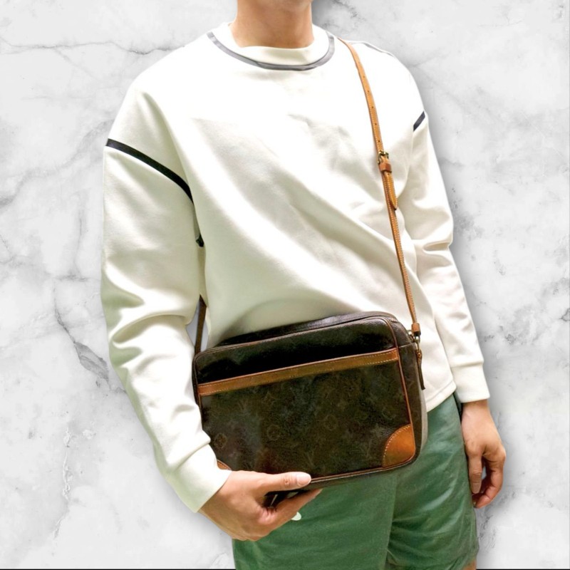 ‼️老娘最大🫅‼️通通降價再送好禮至5/11🎁㊣✨Louis Vuitton✨路易威登 LV 經典 老花 航空包 記者包 相機包 肩背包 斜背包/二手精品/二手包/保證正品🌳二手樹屋🌳-51