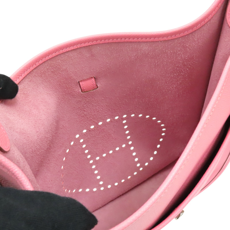 玫瑰粉 Epsom牛皮 Evelyne III 29 PM 肩背包 口R刻 口R FP-4