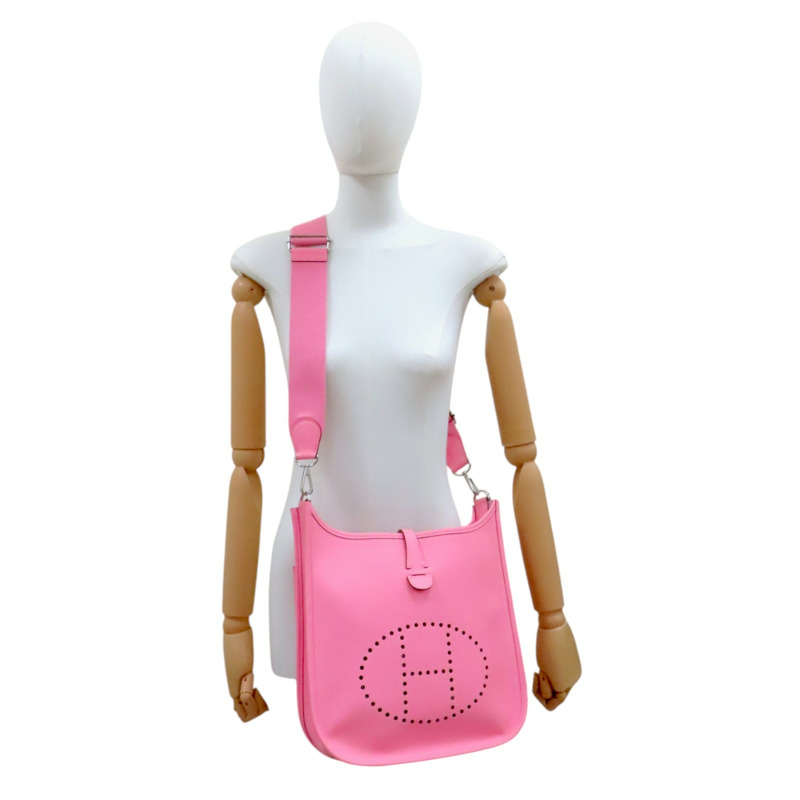 玫瑰粉 Epsom牛皮 Evelyne III 29 PM 肩背包 口R刻 口R FP-9