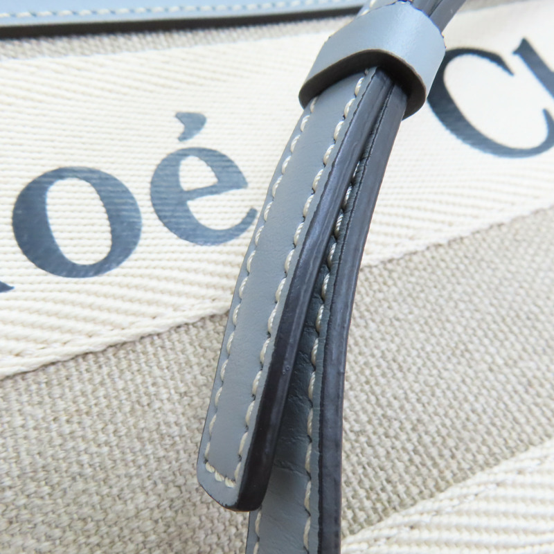 米色 灰色 帆布 WOODY SMALL 兩用包 CHC22AS397I26012-15