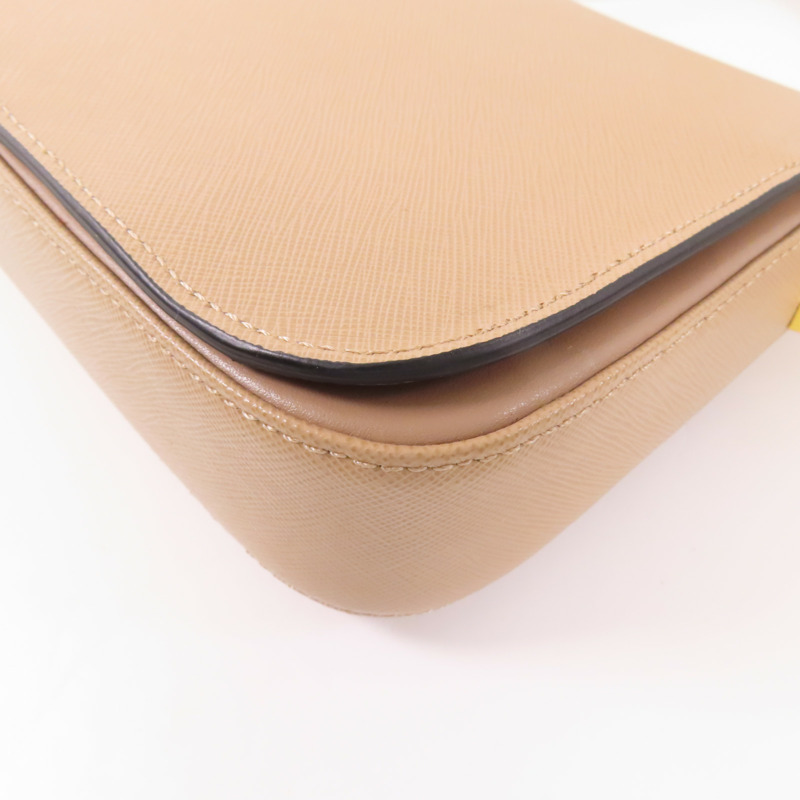 PRADA Saffiano皮革Shoulder Bag金扣肩背袋-12