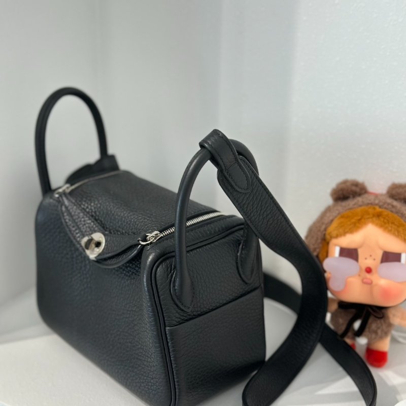 HERMES Mini lindy - 黑銀 B-4