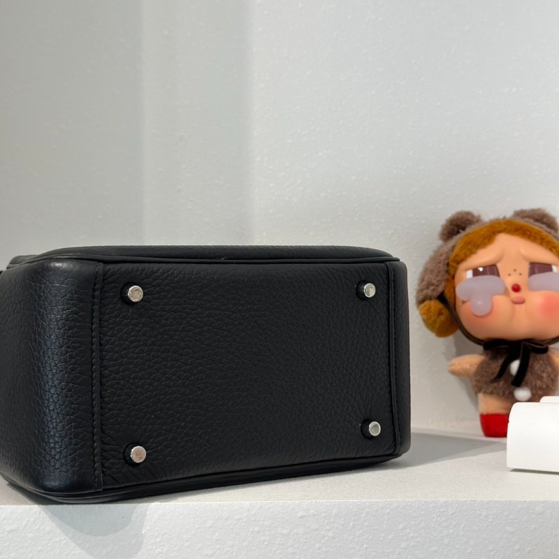 HERMES Mini lindy - 黑銀 B-5