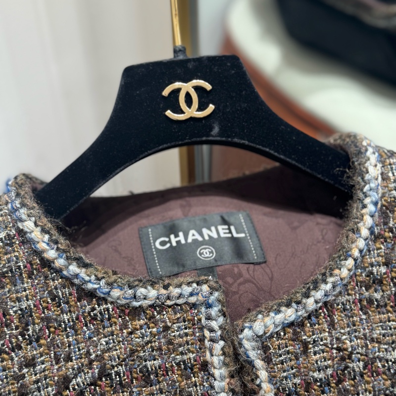 Chanel tweed jacket size44-3