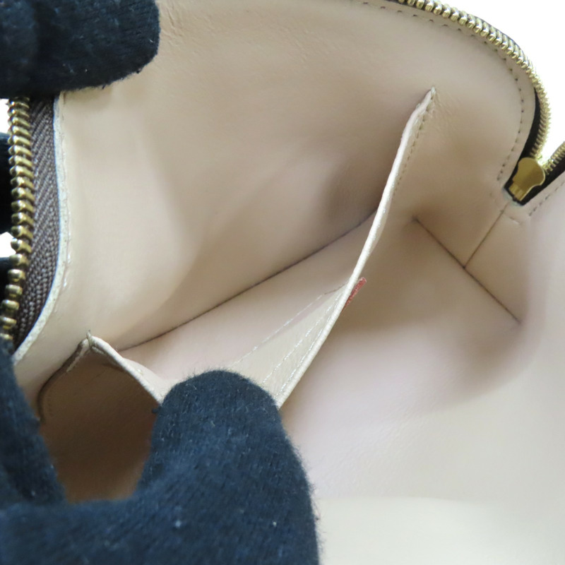 棕色 原花塗層帆布 Pochette cosmetic PM 手拿包 M47515-5