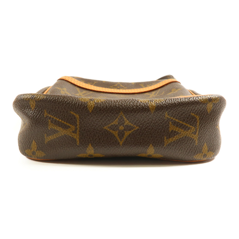 LOUIS VUITTON Monogram Danube金扣肩背袋棕色-3