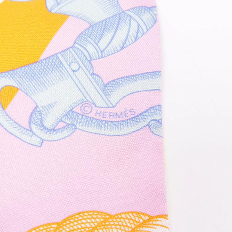 HERMES 絲質Maxi Twilly絲巾-6